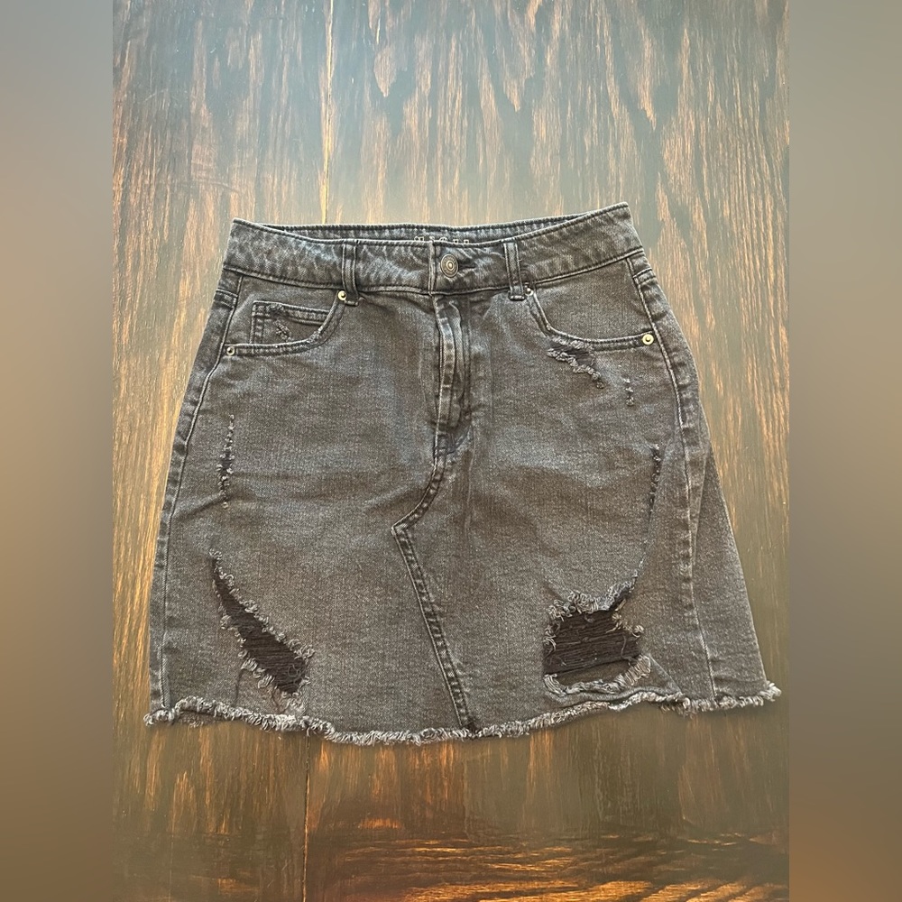 Wild Fable Black Denim Skirt